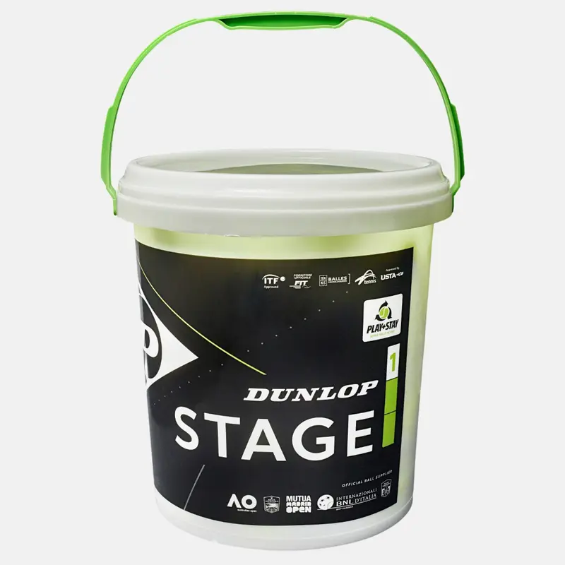 Baril de 60 balles Dunlop Stage 1 Green