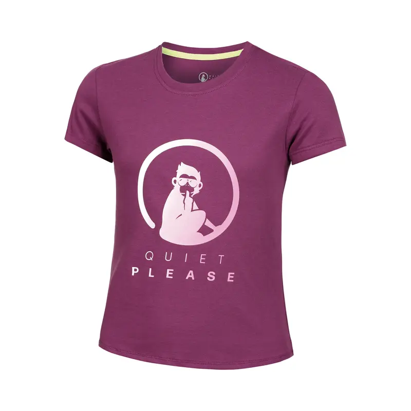 Baseline Logo T-shirt Filles-Berry, Pink