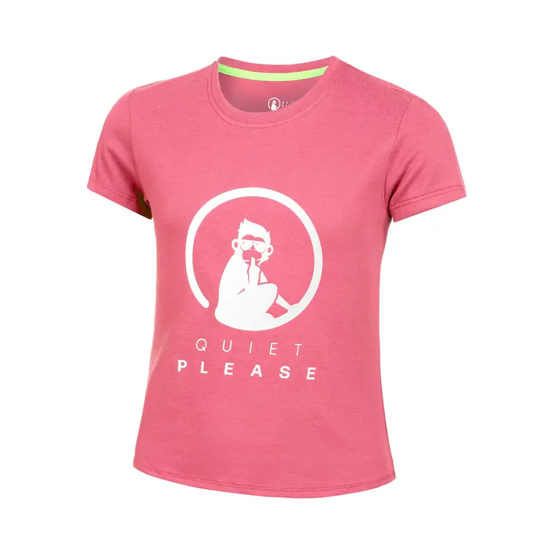Baseline Logo T-shirt Filles-Pink