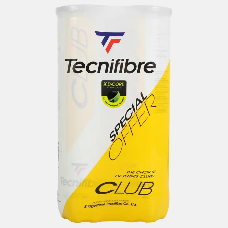 Bi-pack de 8 balles Tecnifibre Club