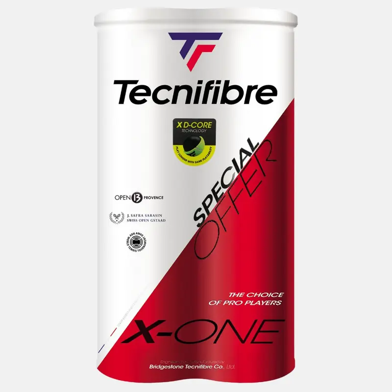 Bi-pack de 8 balles Tecnifibre X-One