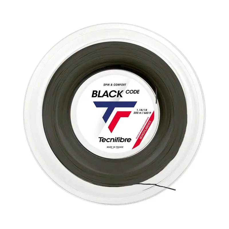 Black Code 200m Bobine Cordage-Noir
