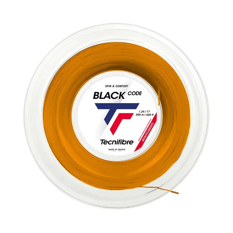 Black Code Fire 200m Bobine Cordage-Orange,Rouge