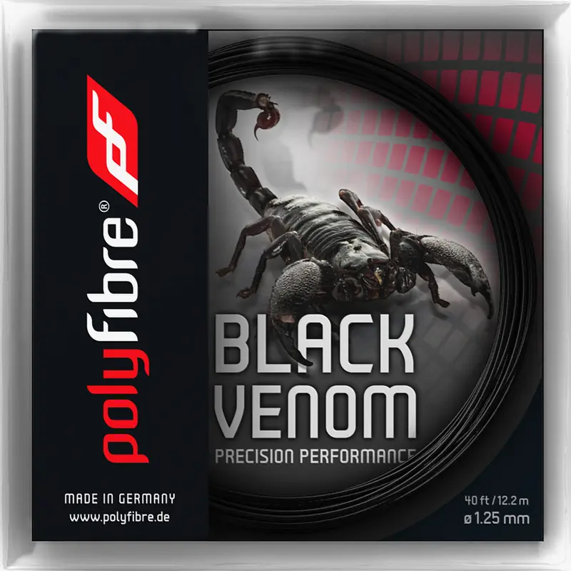 Black Venom Cordage En Garniture 12,2m-Noir