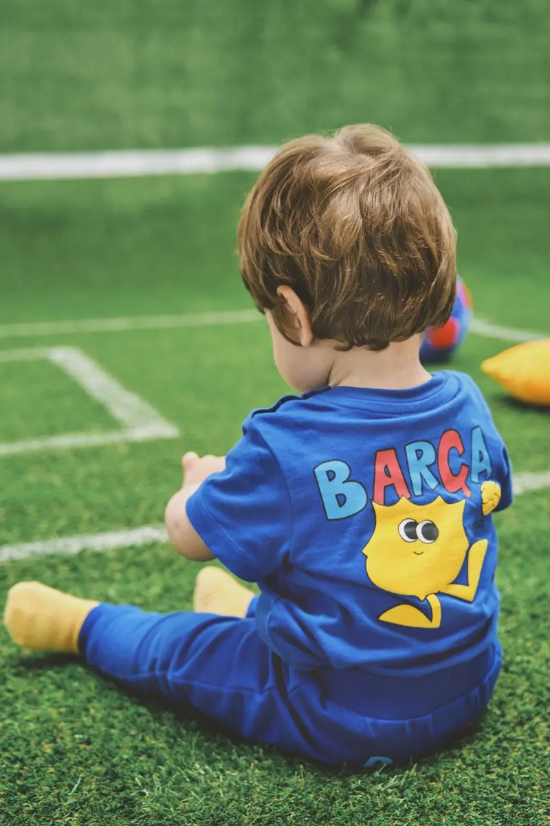 Blue "Barça" T-shirt - Baby