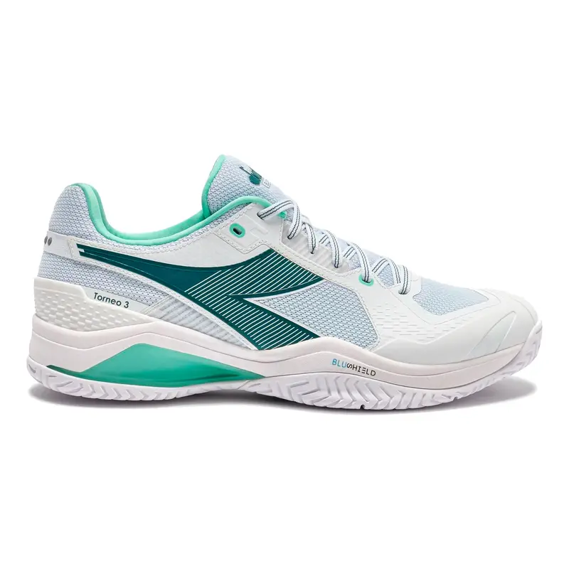Blushield Torneo 3 Chaussures toutes surfaces Hommes-blanc, bleu petrol