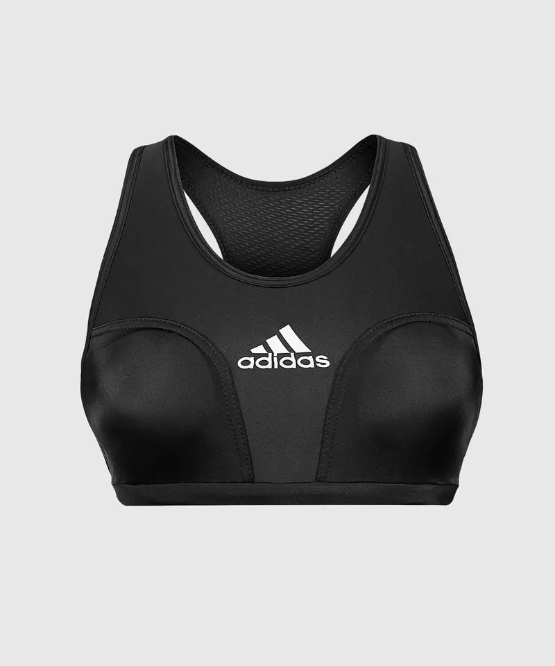 Brassière Adidas avec protège-poitrine intégré - Noir/Blanc