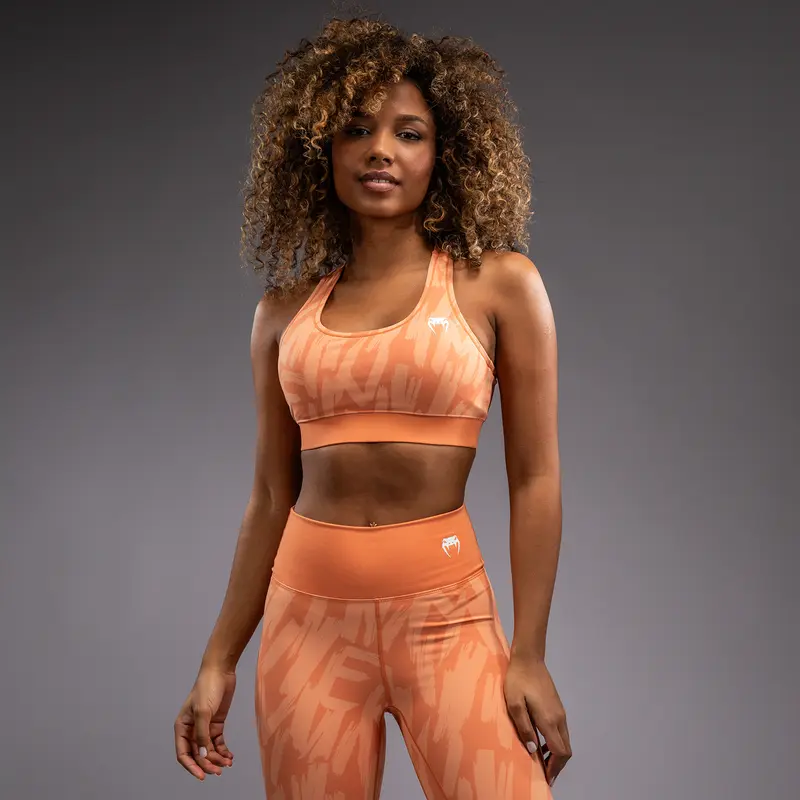 Brassière de Sport pour Femmes Venum Graffiti - Abricot Velours