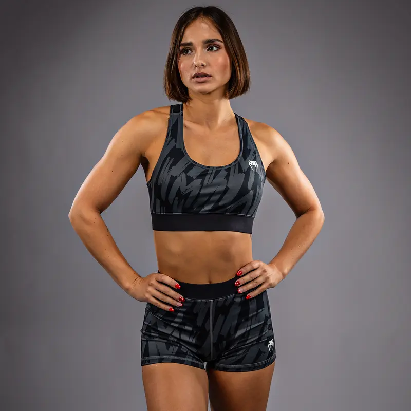 Brassière de Sport pour Femmes Venum Graffiti - Urban Charcoal