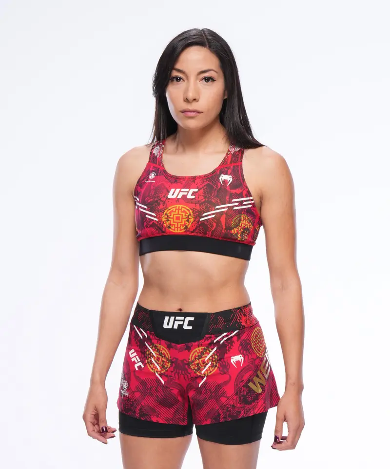 Brassière de sport UFC Unrivaled by Venum Zhang Weili - Rouge