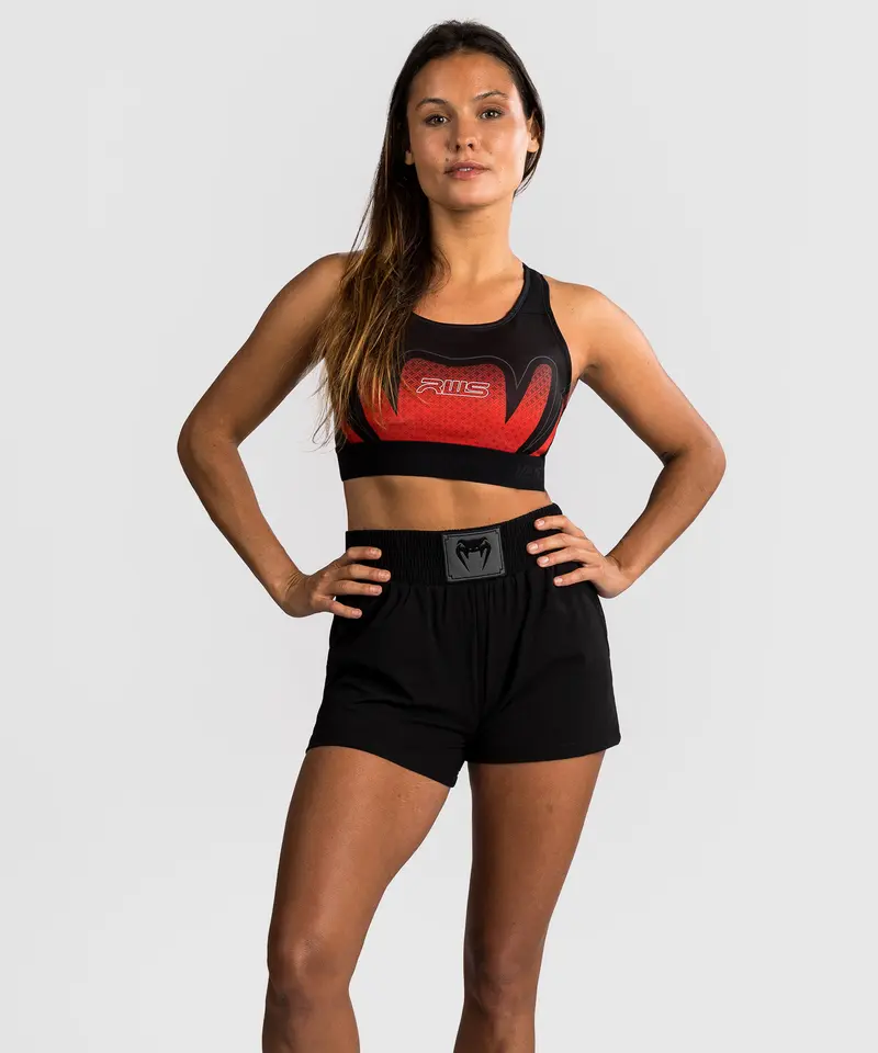 Brassière de Sport Venum x RWS 2.0 – Noir/Rouge