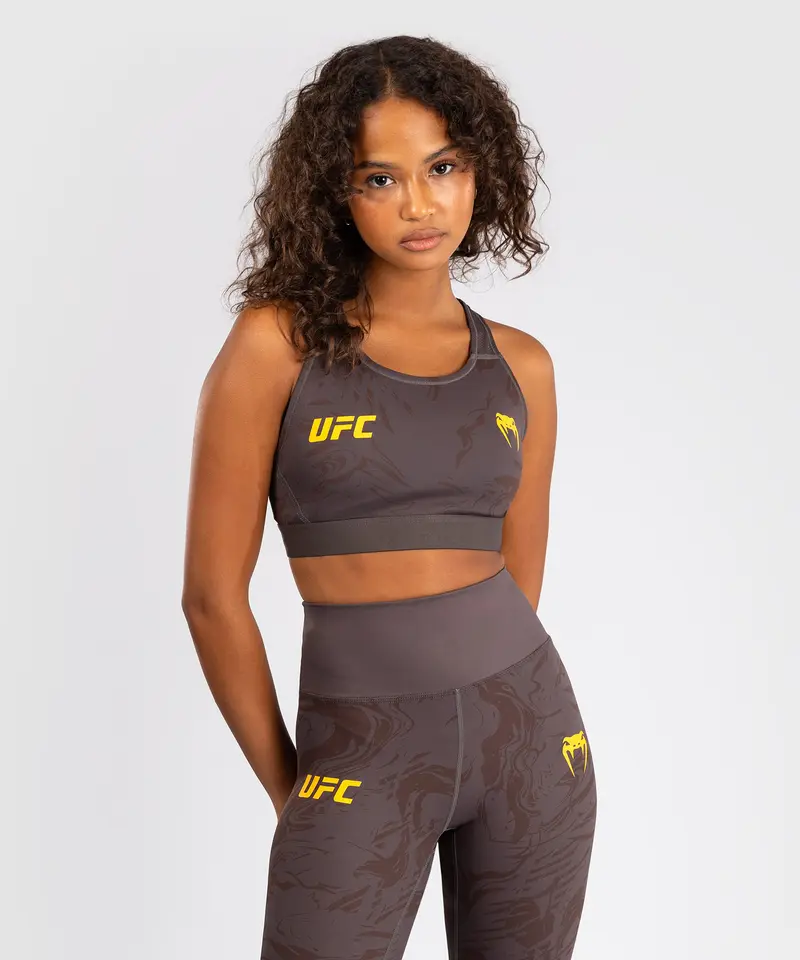Brassière pour Femmes UFC Fusion by Venum Fight Week - Marron Terrestre