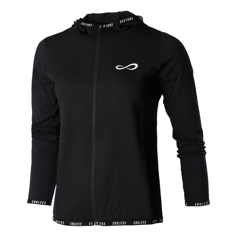 Breath Veste de survêtement - noir