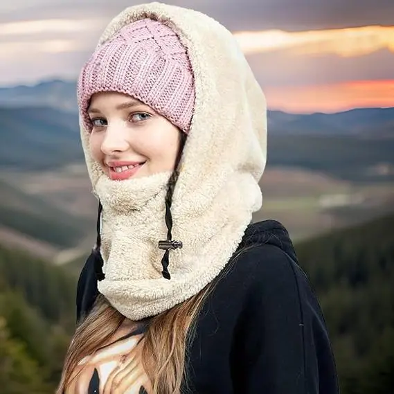 Cagoule femme - Balaclava Peluche
