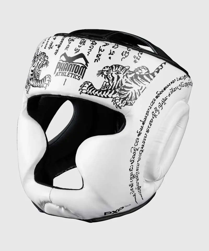Casque De Boxe Phantom Athletics Muay Thai - Blanc