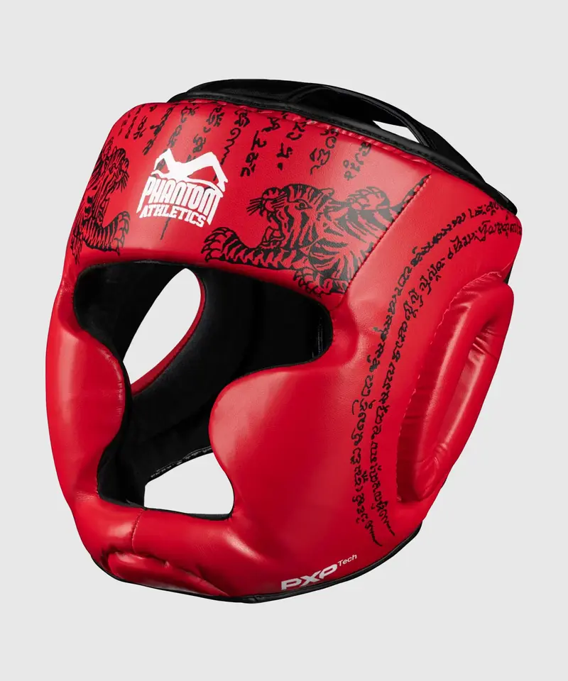 Casque De Boxe Phantom Athletics Muay Thai - Rouge