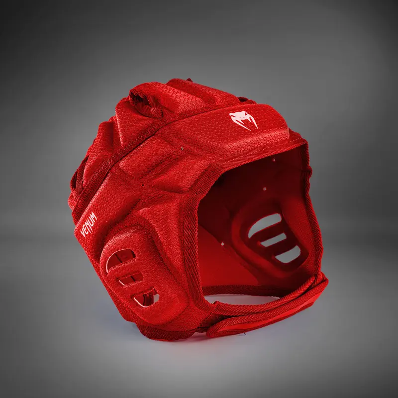 Casque de protection souple Venum Elite – Rouge/Blanc