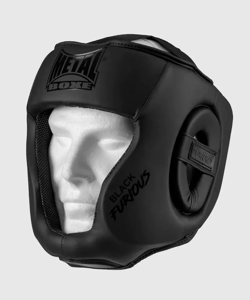 Casque Integral Metal Boxe Furious - Noir