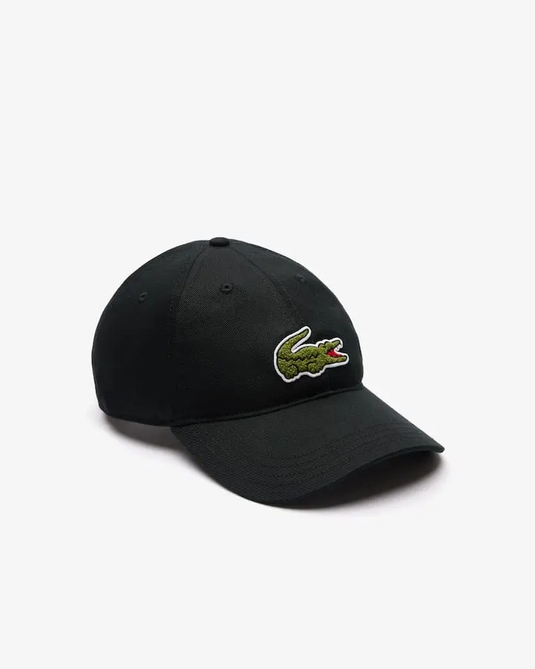 CASQUETTE LACOSTE TWILL DE COTON BADGE CROCODILE