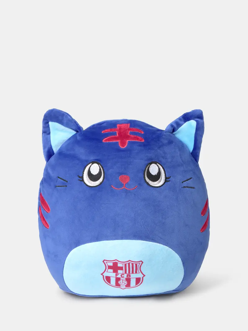 Cat Squishy Plush Toy FC Barcelona