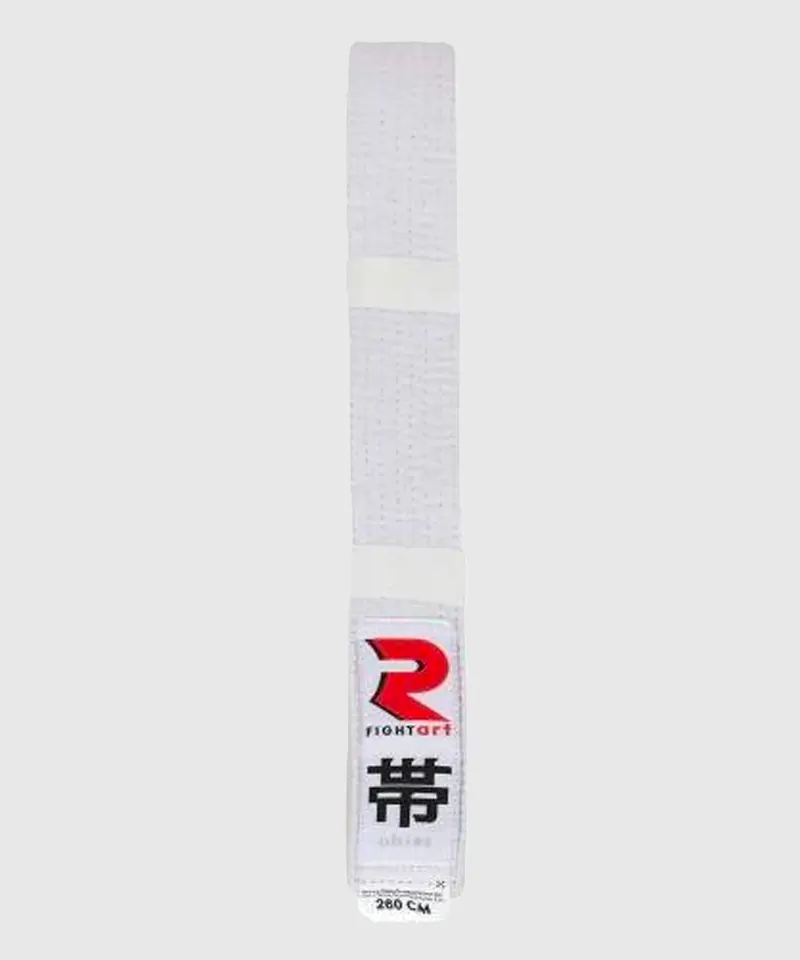 Ceinture Arts Martiaux  Fight Art - Modèle obi 1 - Blanc