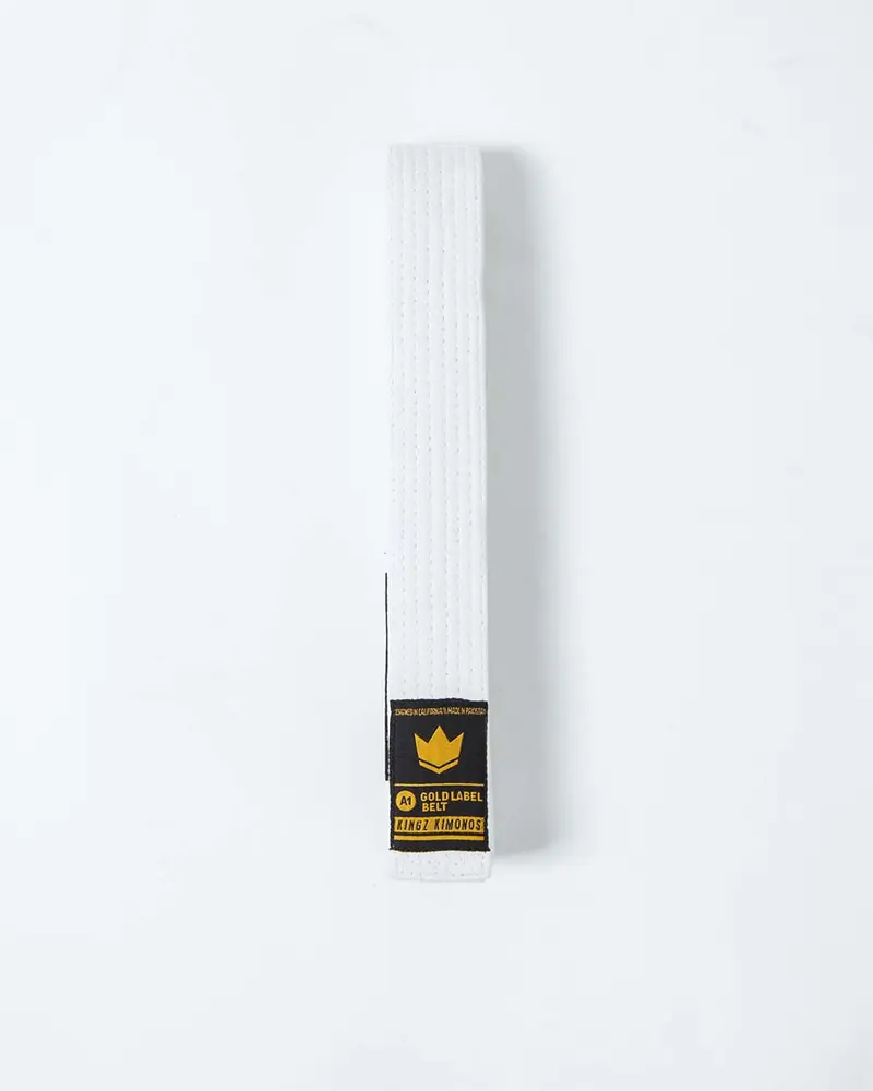 Ceinture de JJB Kingz Gold Label V2 - Blanc