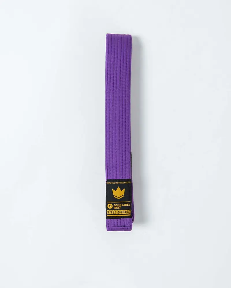 Ceinture de JJB Kingz Gold Label V2 - Violet