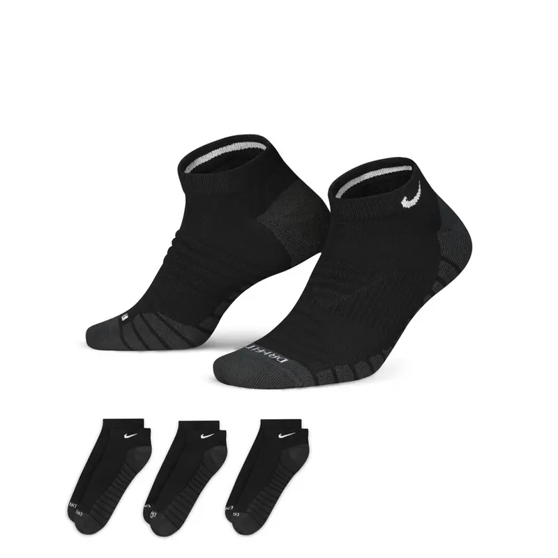 CHAUSSETTES 3PK EVERYDAY MAX LOW - BLACK