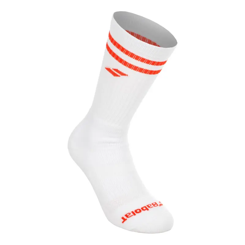 Chaussettes de tennis - Pack 1 unité Unisex-blanc, rouge
