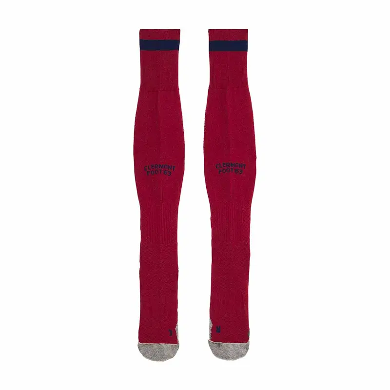 Chaussettes Kombat Spark Pro Home Clermont Foot 63 25/26 Rouge