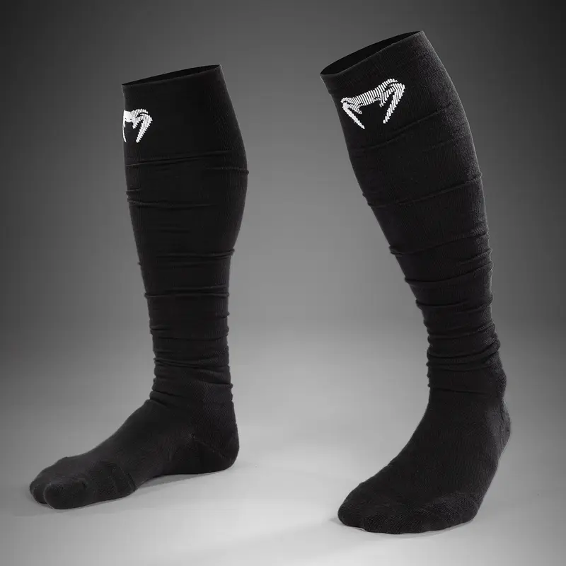 Chaussettes Longues Performance Venum Elite - Noir/Blanc