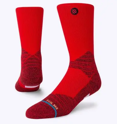 Chaussettes Stance Icon Sport Crew Rouge