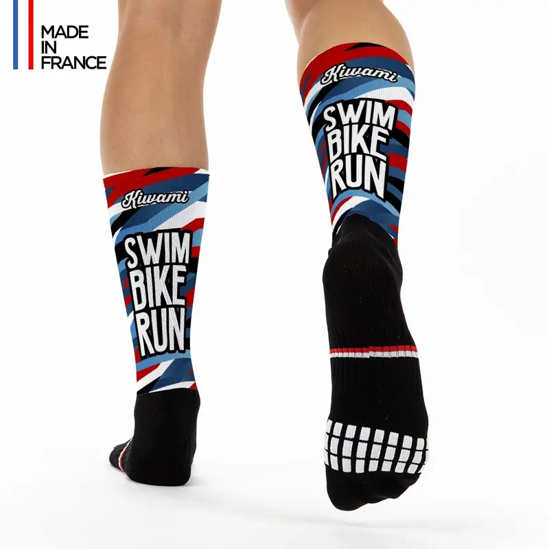 Chaussettes Swim Bike Run Blue