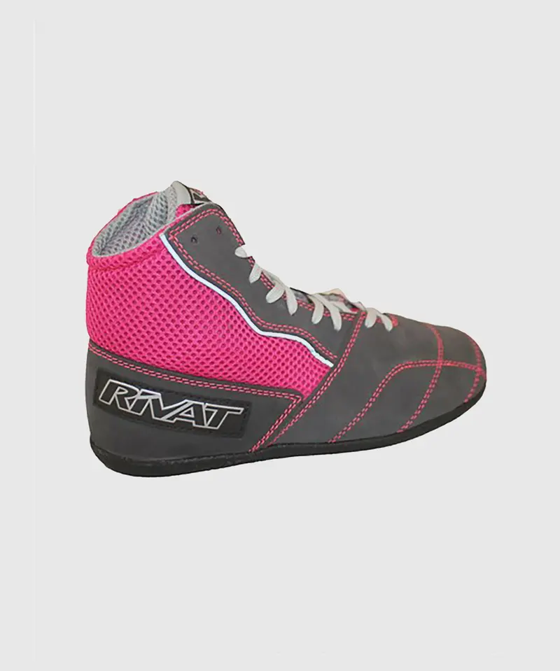 Chaussures de boxe française Femme Rivat Boom Lady - Gris/Rose