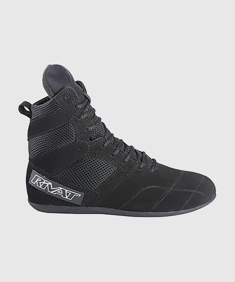 Chaussures de boxe française Rivat Top Light - Noir