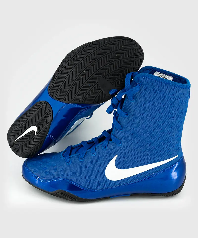 Chaussures de boxe Nike KO - Bleu/Blanc