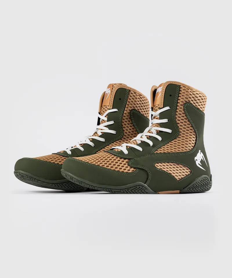 Chaussures de Boxe Venum Contender - Vert Militaire/Sable