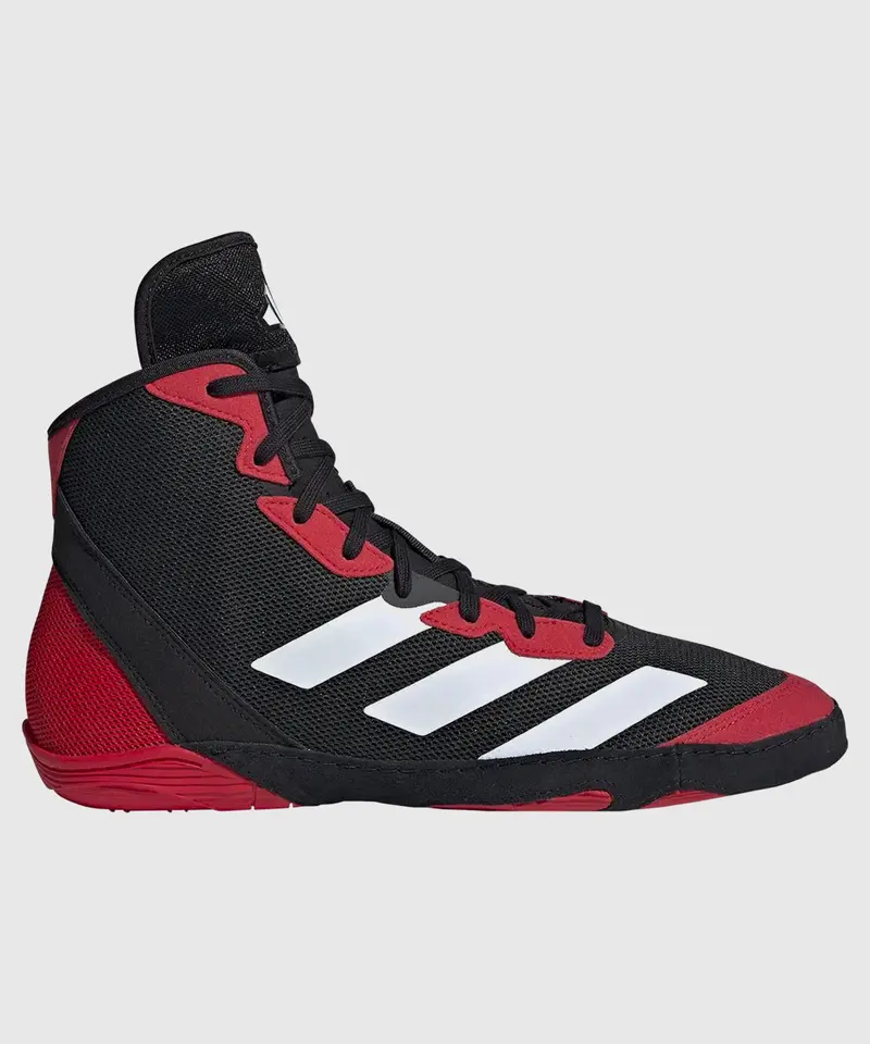 Chaussures De Lutte Adidas Adizero Mat Wizard 6 - Noir/Rouge