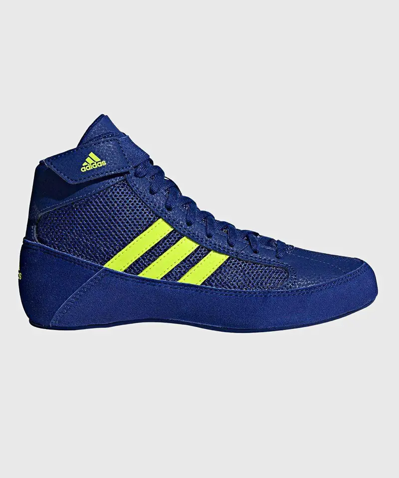 Chaussures De Lutte Adidas Havoc - pour Enfants - Bleu/Jaune