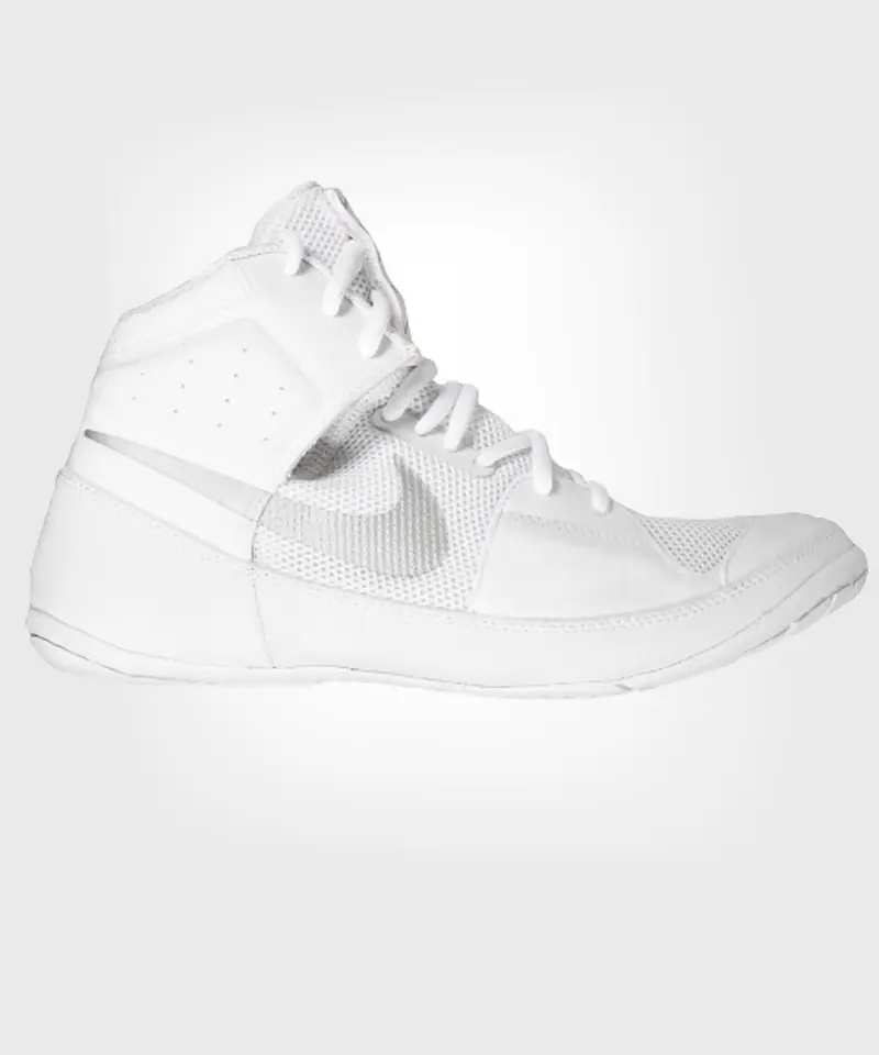 Chaussures De Lutte Nike Fury - Blanc/Argent