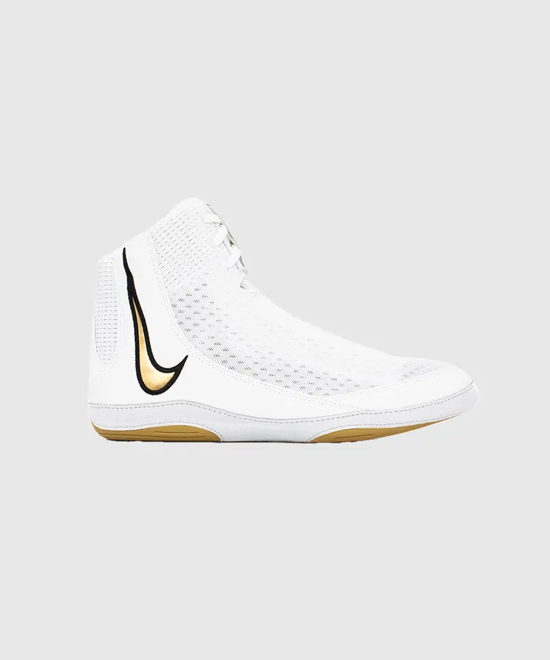 Chaussures De Lutte Nike Inflict 4 - Blanc/Or