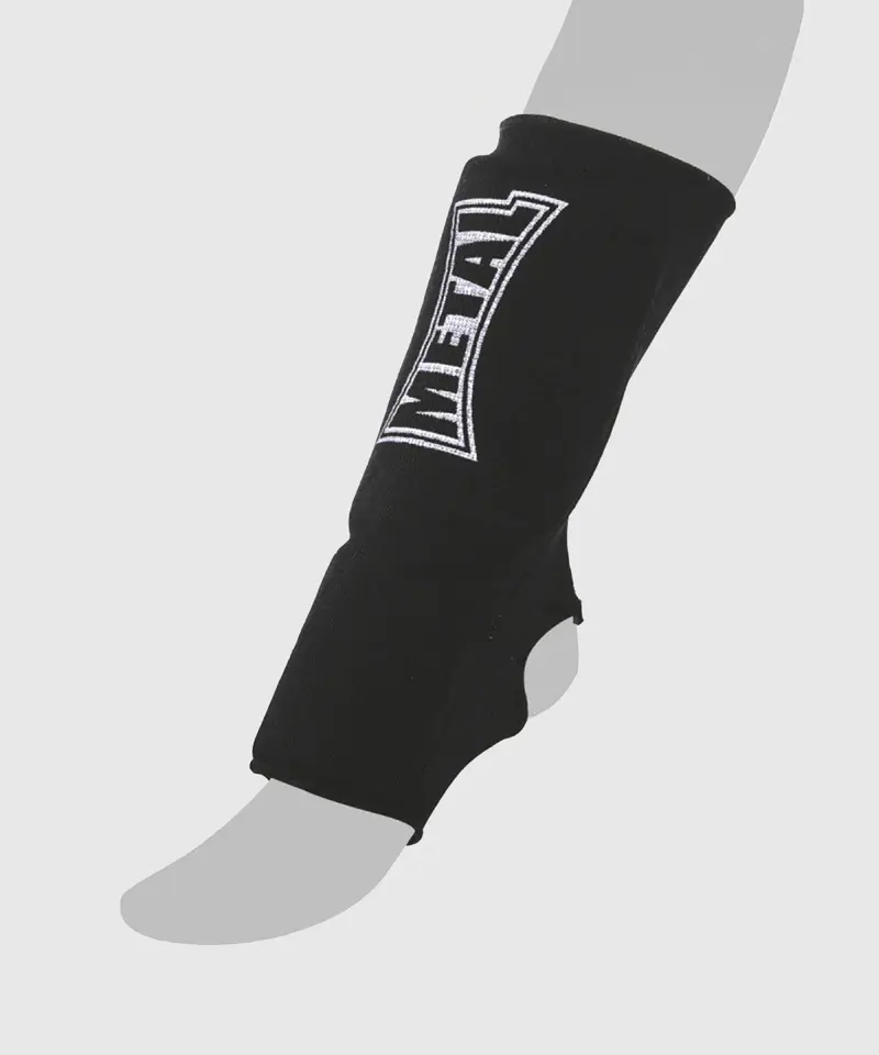 Chevillère coton élastique Metal Boxe - Noir
