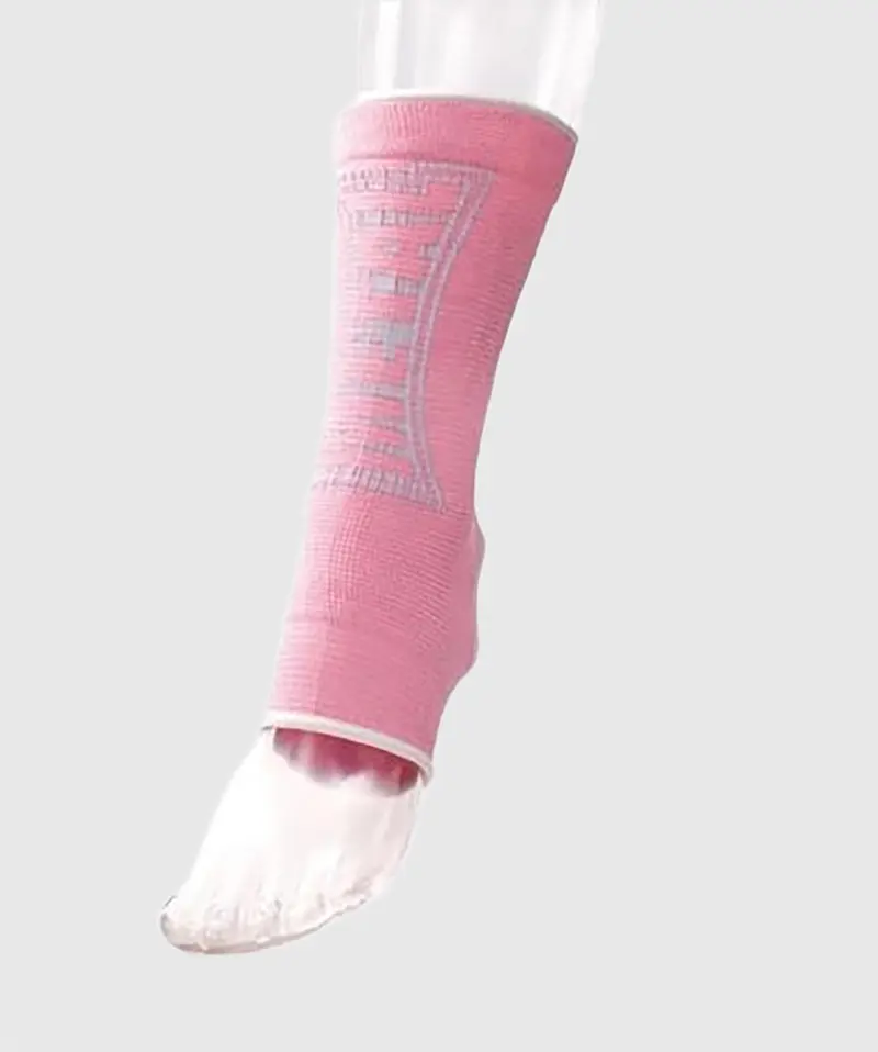 Chevillère Metal Boxe coton élastique - Rose
