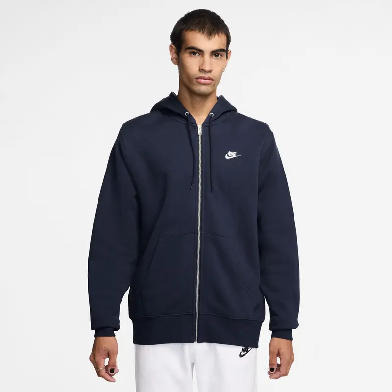 Club Bb Full-Zip Gilet En Coton Hommes-Bleu Foncé