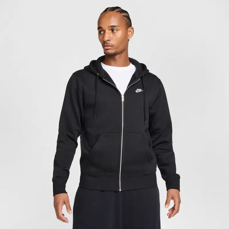 Club Bb Full-Zip Gilet En Coton Hommes-Noir
