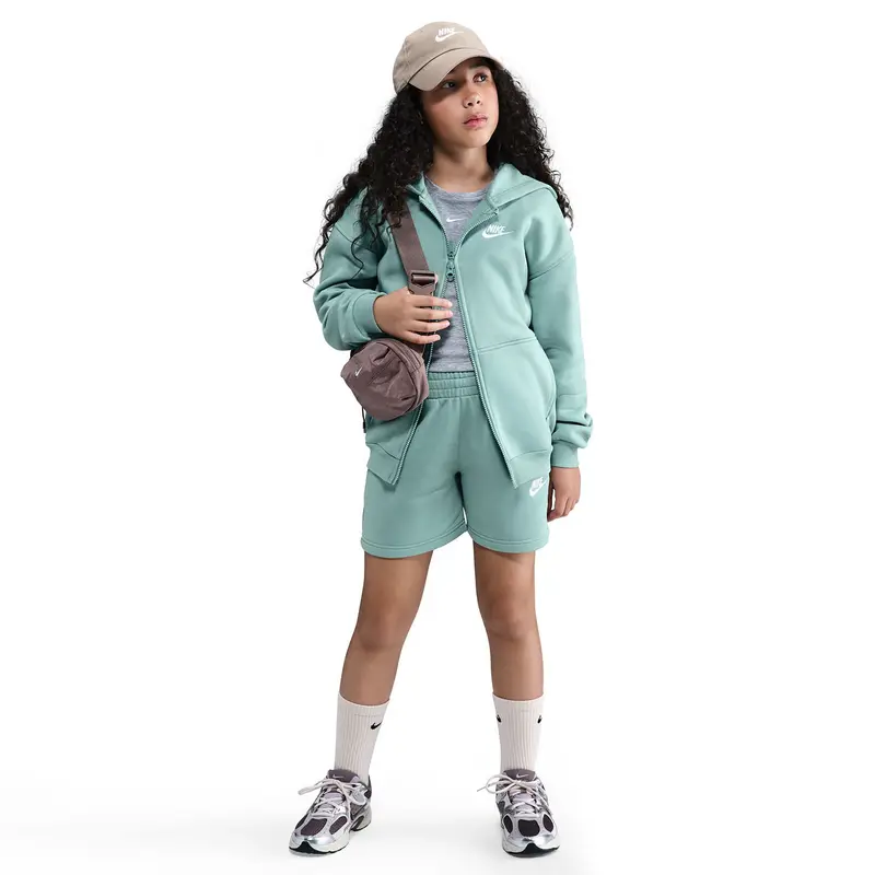 Club Fleece Oversized Full-Zip Gilet En Coton Filles-Sauge