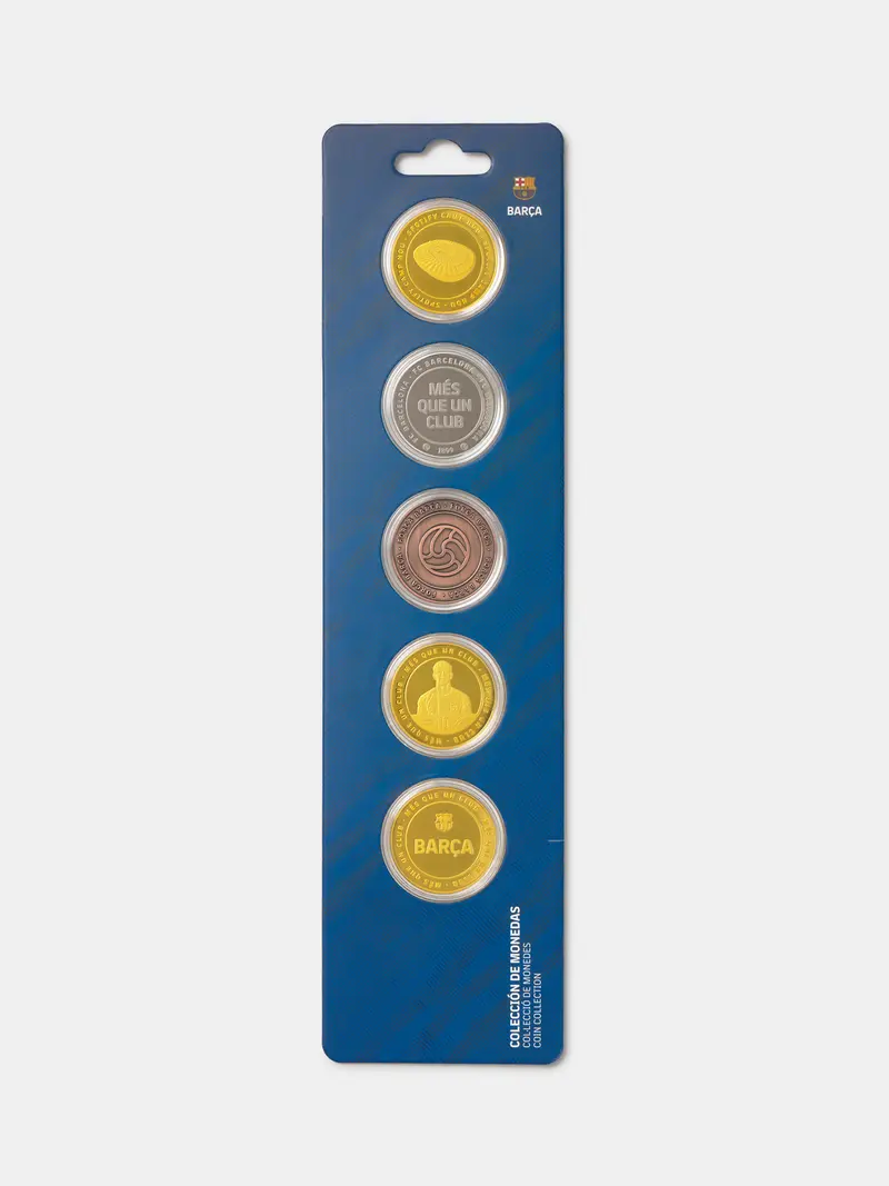 Coin Collection 5 pack FC Barcelona
