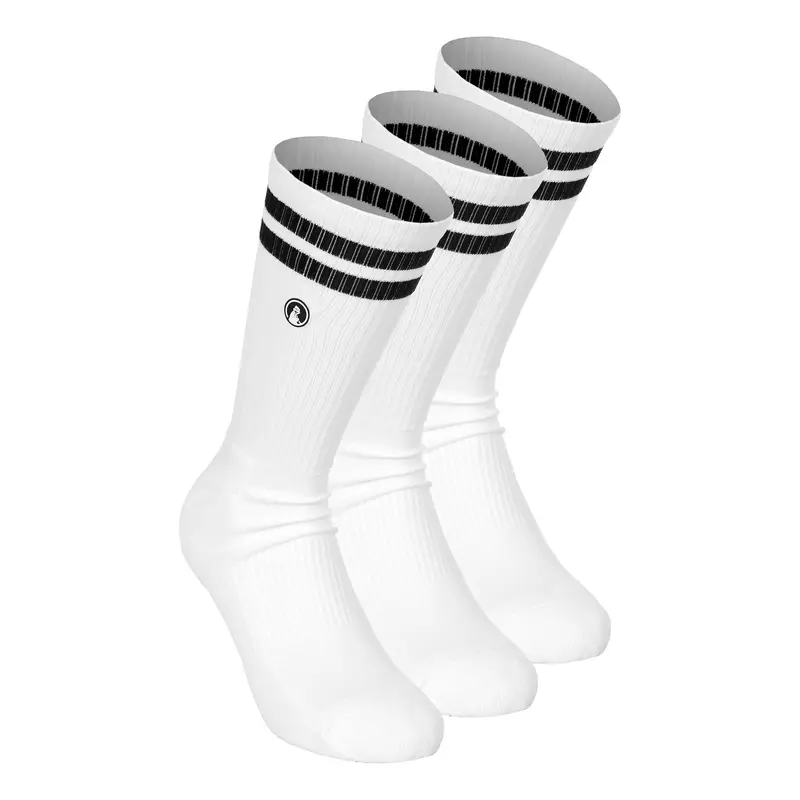 College Chaussettes De Tennis Pack De 3-Blanc