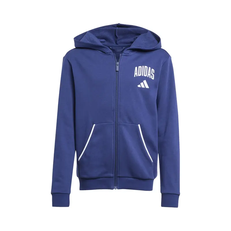 College Full Zip Gilet En Coton Garçons-Bleu Foncé