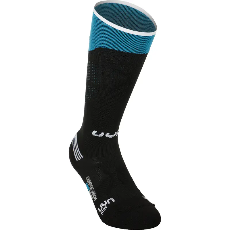 Compression One Chaussettes De Running Femmes-Noir,Turquoise